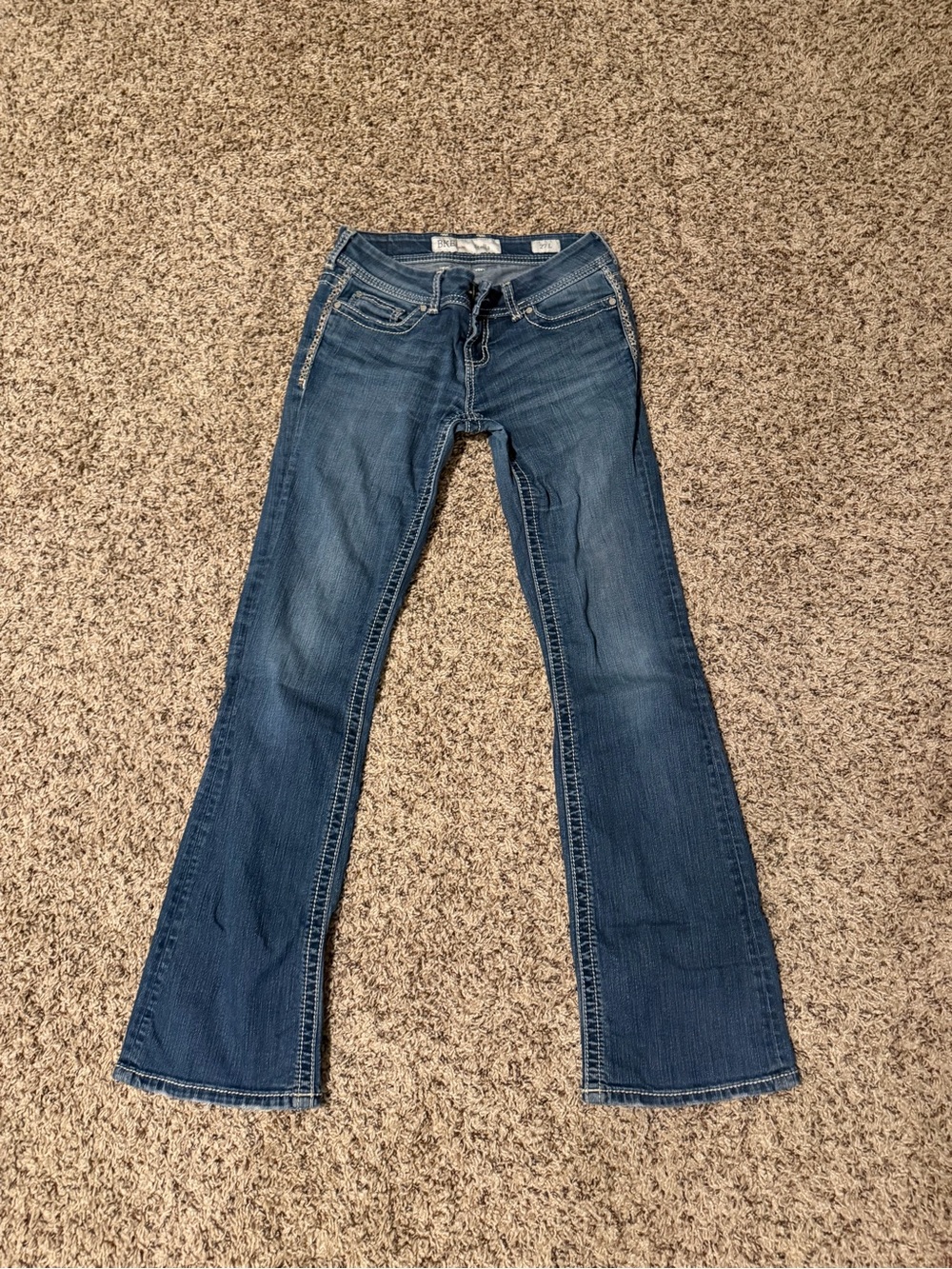 BKE Women's Medium Blue Flare Jeans
